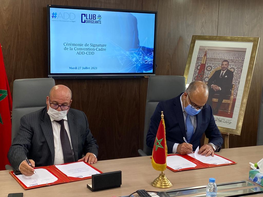 L’ADD et le Club Des Dirigeants du Maroc signent une convention de partenariat